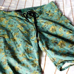 VOLCOM MENS CAMEL TROT PRINT BOARDSHORT 34 WAIST